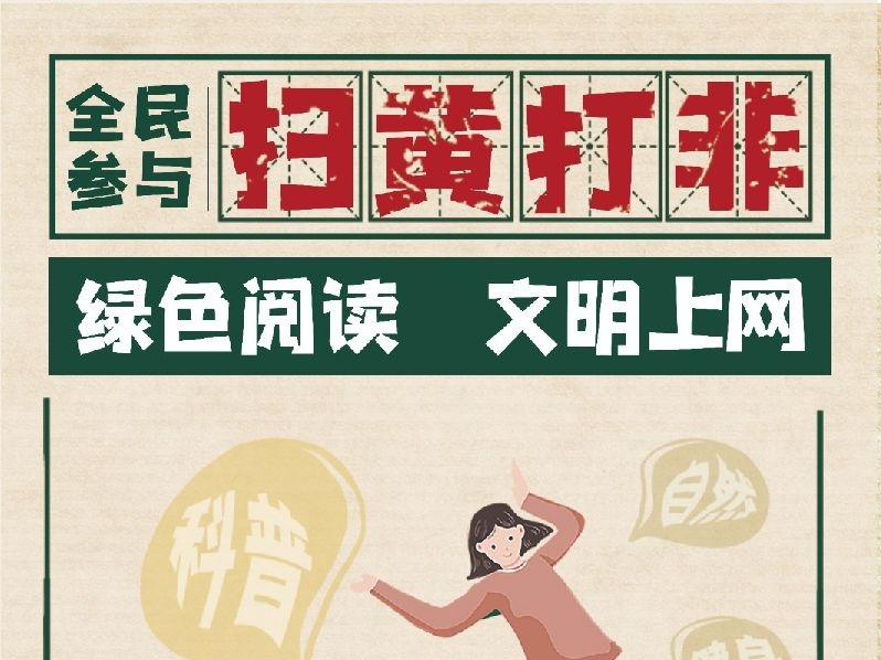 弘扬新风正气“扫黄打非”宣传系列海报--系列4(源文件)