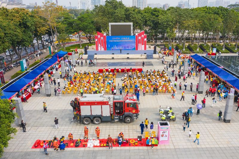 2022年3月5日，2022年中山市全国文明城市宣传月启动仪式现场。摄影：周宏陶。DSC_3296 